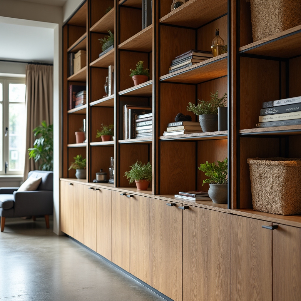 Vertical storage solution in a small apartment